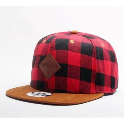 Gorra con Visera Plana de Cuadros 3 Colores Visera marron...