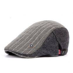 Gorra Gatsby para Hombre Rayas ajustable Estilo Elegante...