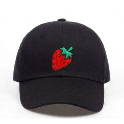 Gorra negra Fresa Bordado... 2