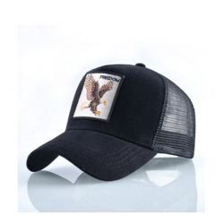 Moda animal Gorra con Águila Visera Curvada Transpirable...