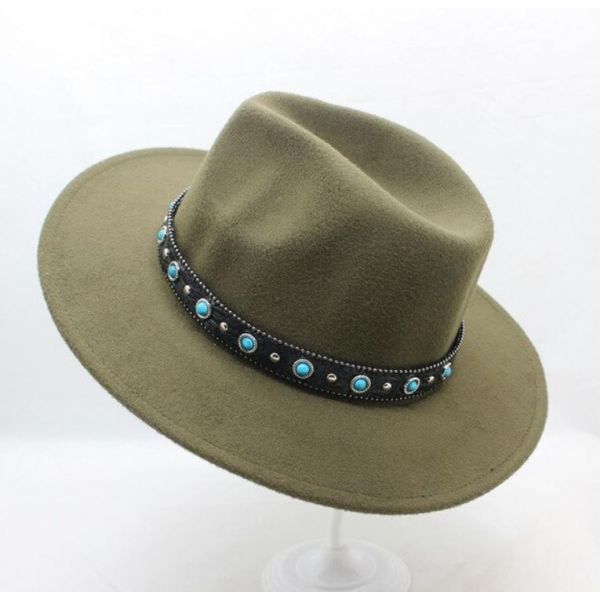 Sombrero de Ala Ancha Moda Hombre