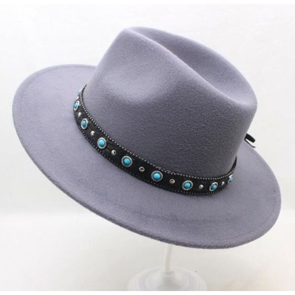 Sombrero de Ala Ancha Moda Hombre