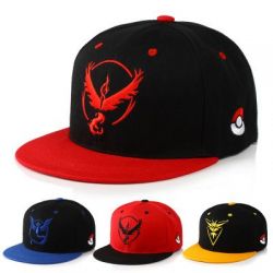 Gorra Plana Equipos Pokemo GO 2