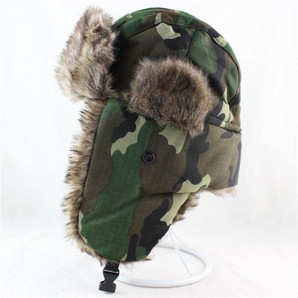 Estilo RUSO Gorro Caliente Militar...