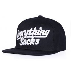 Everything Sucks Gorra Plana Unisex Moda 2019 Snapback 3...
