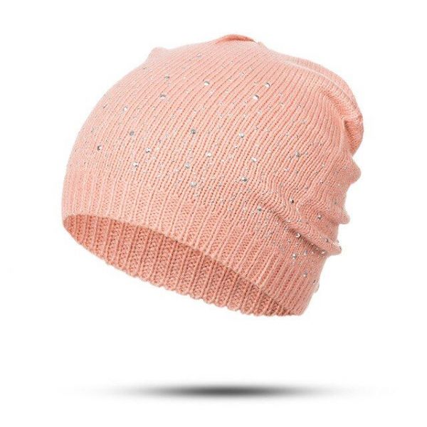 Gorro Para Mujer Puntos Perlas...