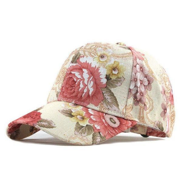 Gorra Estampado 3D Floral Rosa Gran...