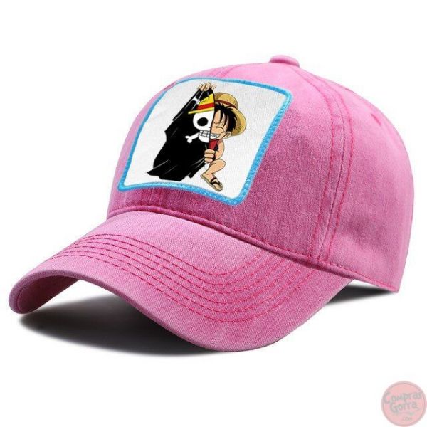 Gorra Luffy de One Piece con Bandera...