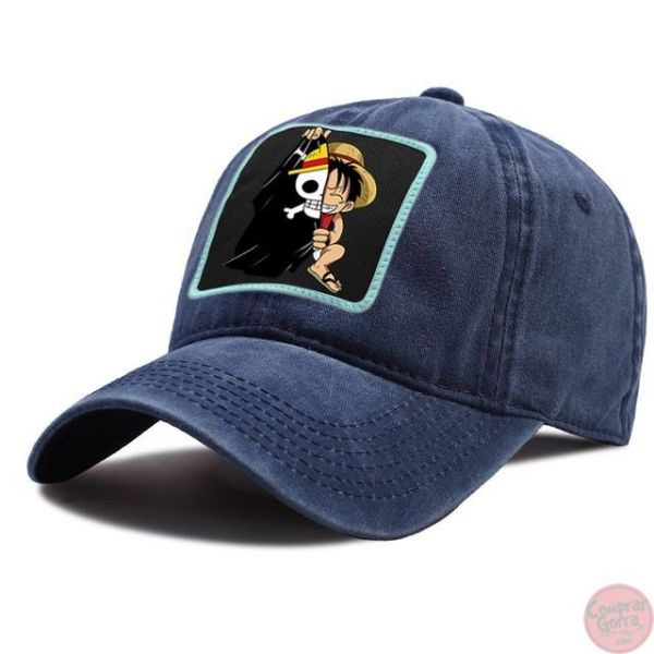 Gorra Luffy de One Piece con Bandera...