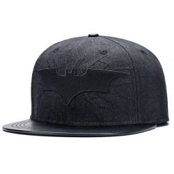 Gorra estilo Hip Hop Plana con Insignia de Batman Colección...